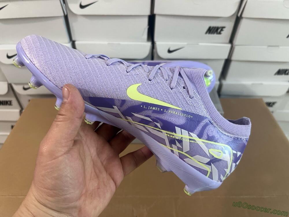 Nike Air Zoom Mercurial Vapor 16 Elite AG Artificial Grass Soccer Cleats - Purple/Yellow/Blue