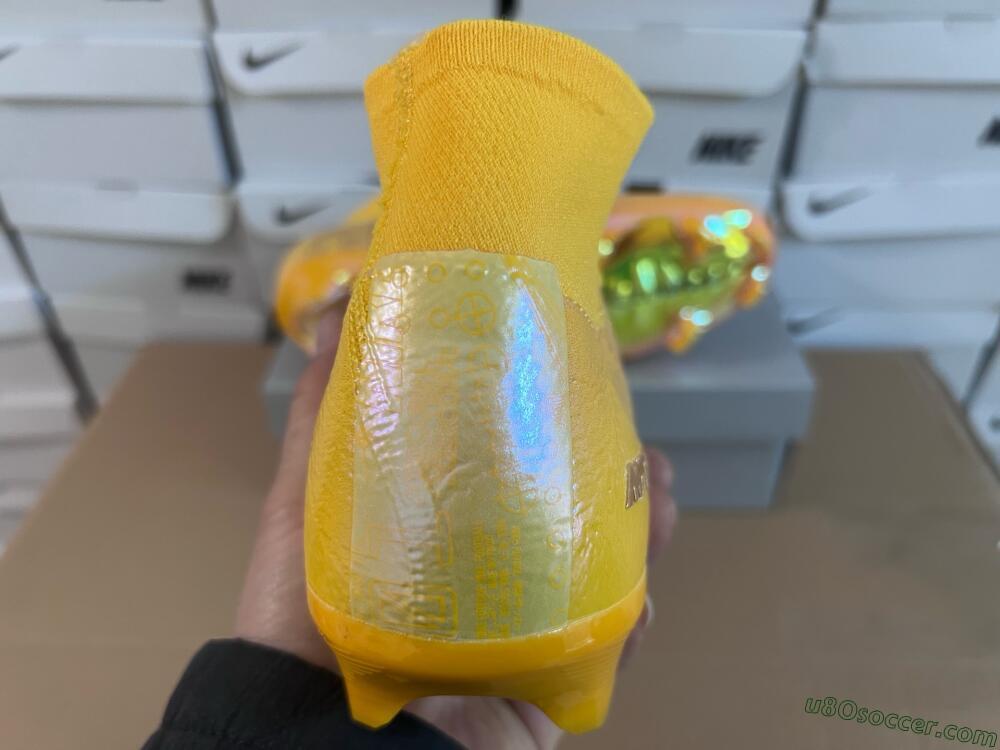 Nike Air Zoom Mercurial Superfly 10 Elite FG Firm Ground Soccer Cleats - Gold/Gold