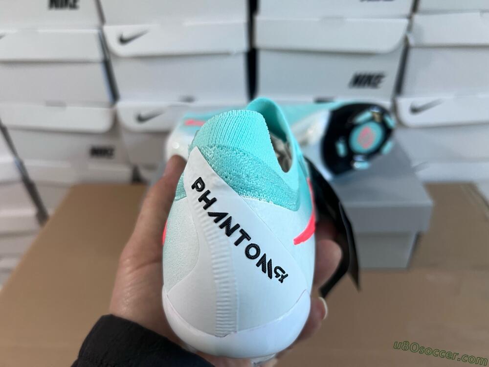 Nike Phantom Luna Elite FG Firm Ground Soccer Cleats - Jade/Red/White