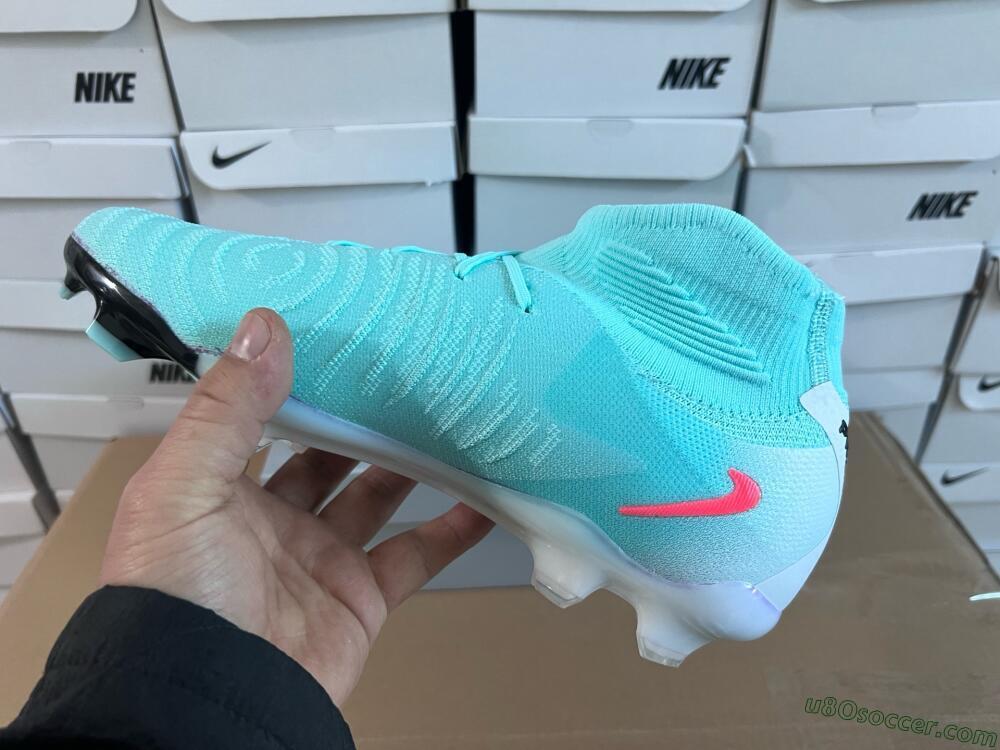 Nike Phantom Luna Elite FG Firm Ground Soccer Cleats - Jade/Red/White