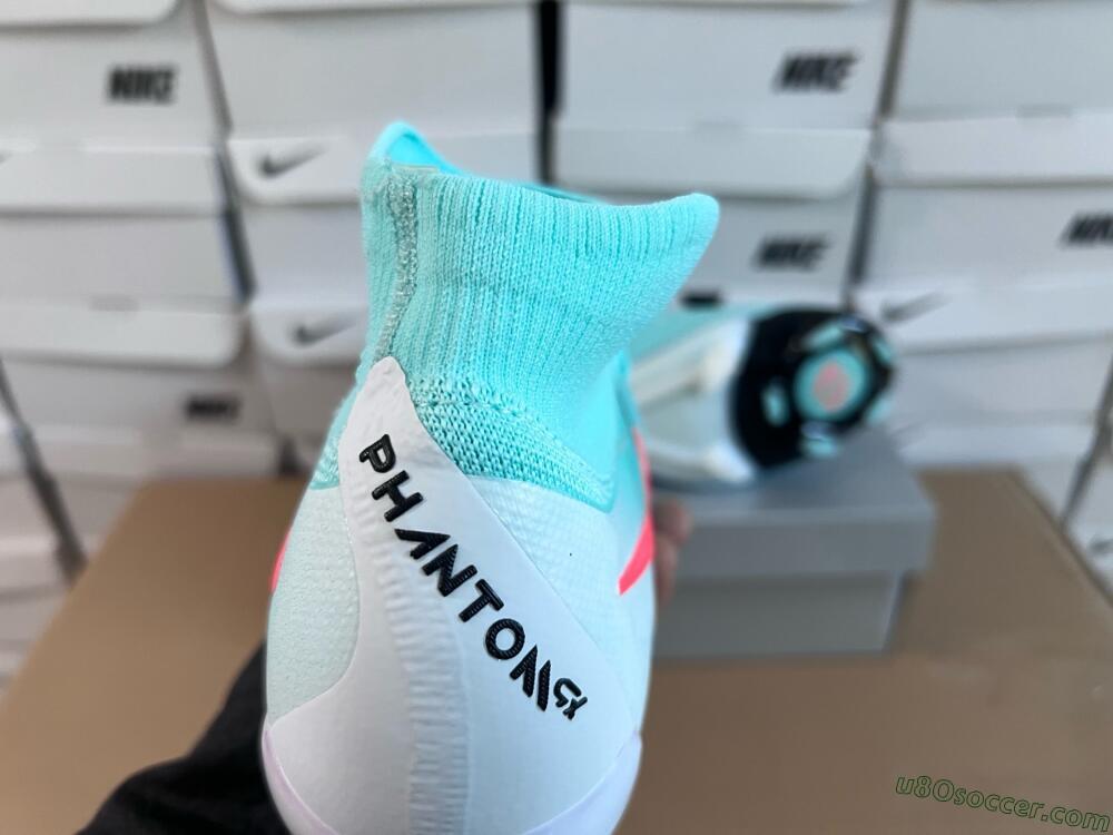 Nike Phantom Luna Elite FG Firm Ground Soccer Cleats - Jade/Red/White