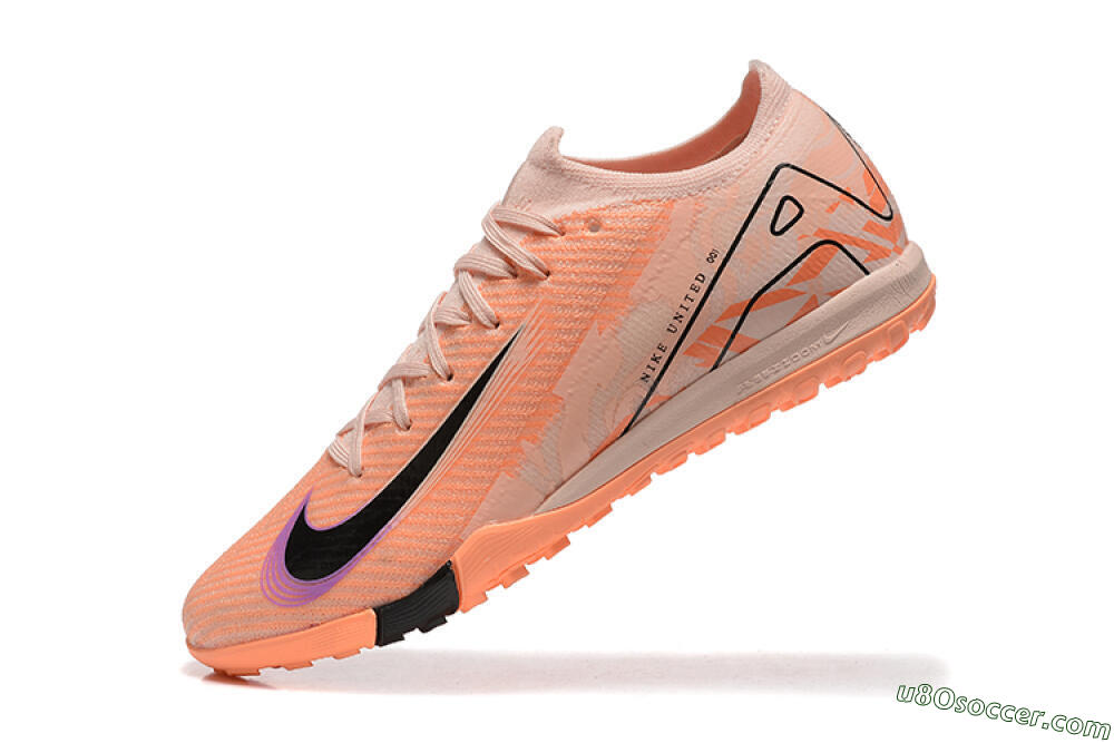 Nike Air Zoom Mercurial Vapor 16 Elite TF Artificial Turf Soccer Shoes - Pink/Purple/Black 8