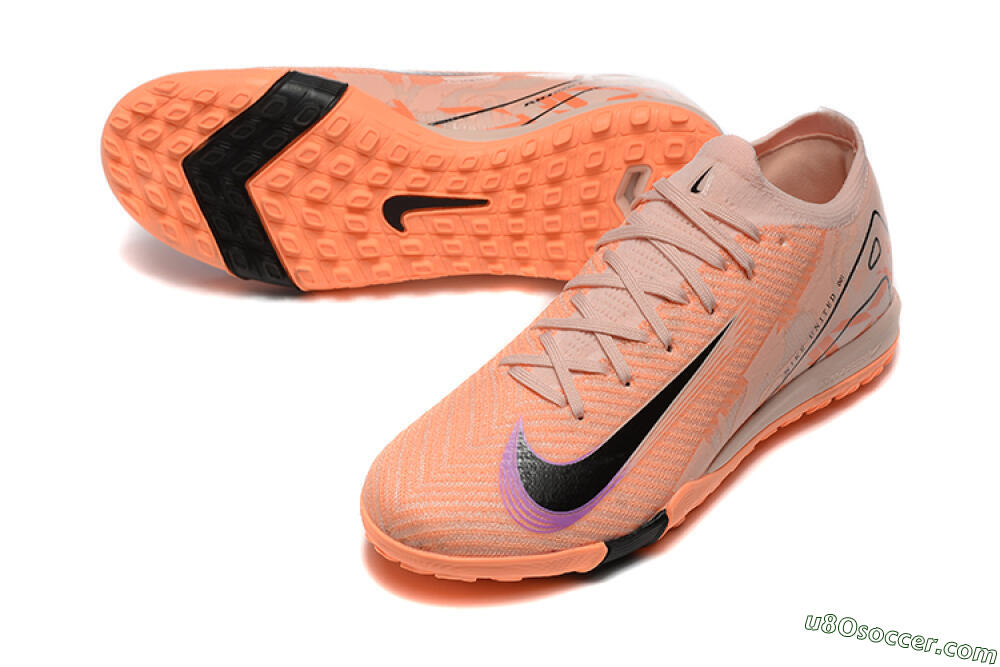 Nike Air Zoom Mercurial Vapor 16 Elite TF Artificial Turf Soccer Shoes - Pink/Purple/Black 3