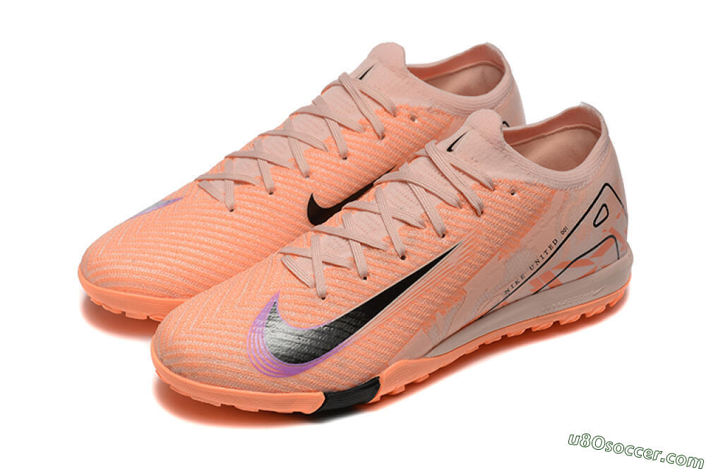 Nike Air Zoom Mercurial Vapor 16 Elite TF Artificial Turf Soccer Shoes - Pink/Purple/Black 5