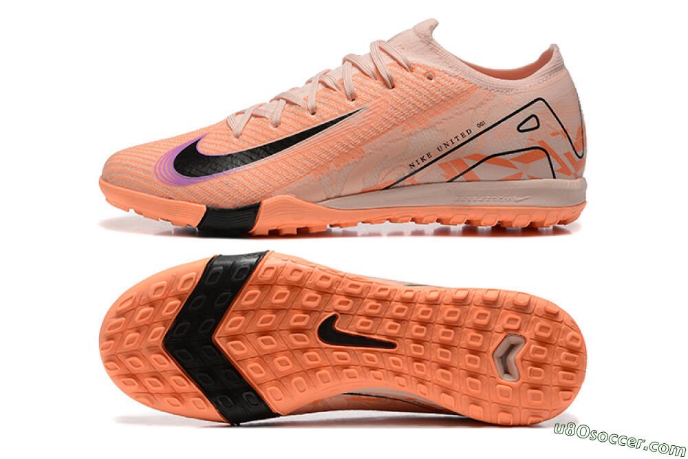 Nike Air Zoom Mercurial Vapor 16 Elite TF Artificial Turf Soccer Shoes - Pink/Purple/Black 0