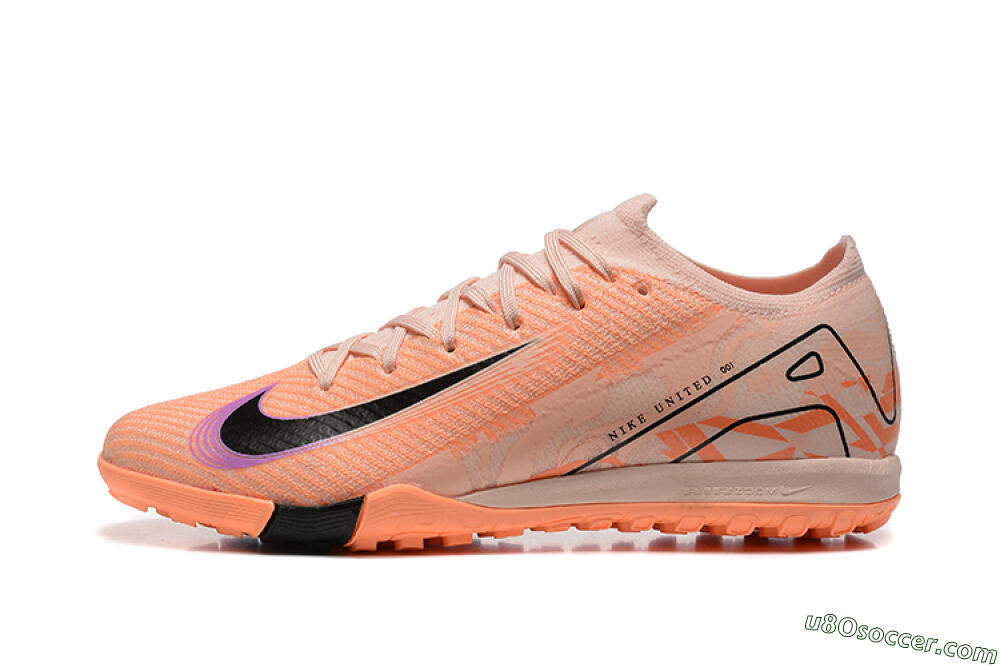 Nike Air Zoom Mercurial Vapor 16 Elite TF Artificial Turf Soccer Shoes - Pink/Purple/Black 2