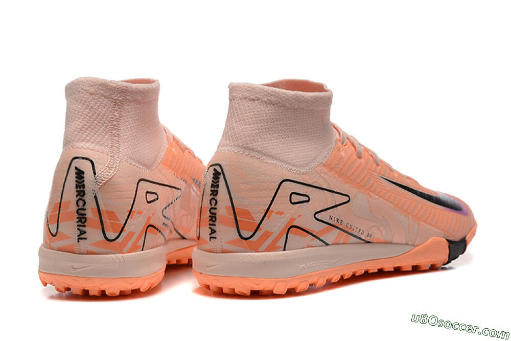 Nike Air Zoom Mercurial Superfly 10 Elite TF Artificial Turf Soccer Shoes - Pink/Purple/Black 9