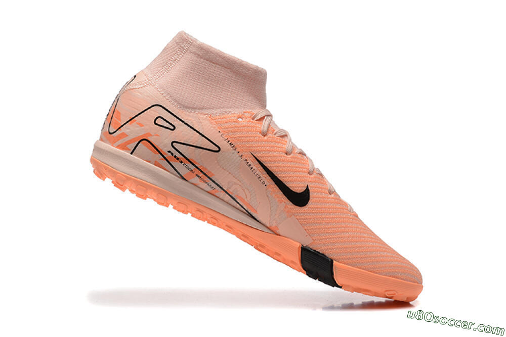 Nike Air Zoom Mercurial Superfly 10 Elite TF Artificial Turf Soccer Shoes - Pink/Purple/Black 7