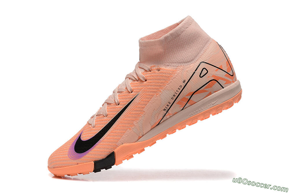 Nike Air Zoom Mercurial Superfly 10 Elite TF Artificial Turf Soccer Shoes - Pink/Purple/Black 8