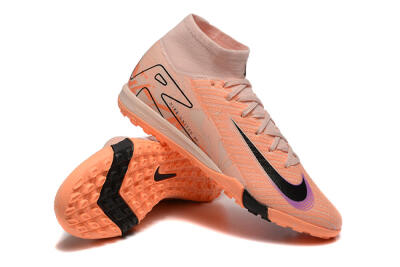 Nike Air Zoom Mercurial Superfly 10 Elite TF Artificial Turf Soccer Shoes - Pink/Purple/Black
