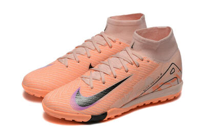 Nike Air Zoom Mercurial Superfly 10 Elite TF Artificial Turf Soccer Shoes - Pink/Purple/Black