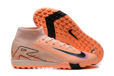 Nike Air Zoom Mercurial Superfly 10 Elite TF Artificial Turf Soccer Shoes - Pink/Purple/Black