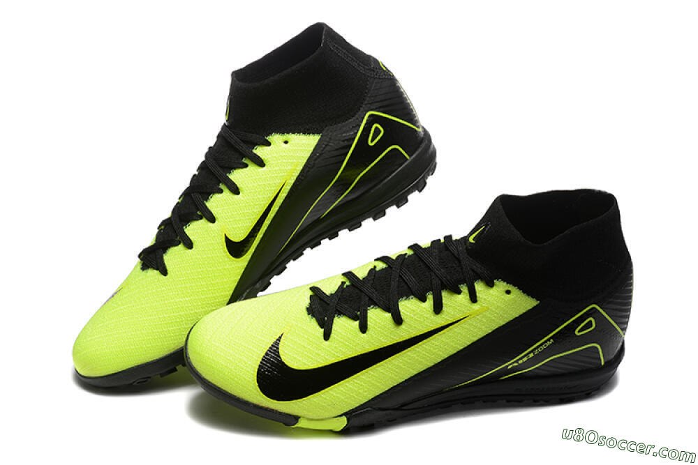 Nike Air Zoom Mercurial Superfly 10 Elite TF Artificial Turf Soccer Shoes - Yellow/Black 6