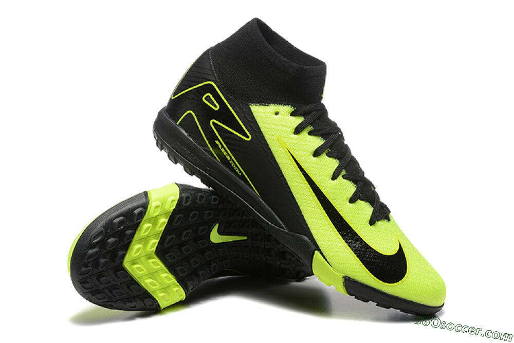 Nike Air Zoom Mercurial Superfly 10 Elite TF Artificial Turf Soccer Shoes - Yellow/Black 4