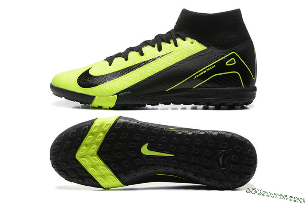 Nike Air Zoom Mercurial Superfly 10 Elite TF Artificial Turf Soccer Shoes - Yellow/Black 0