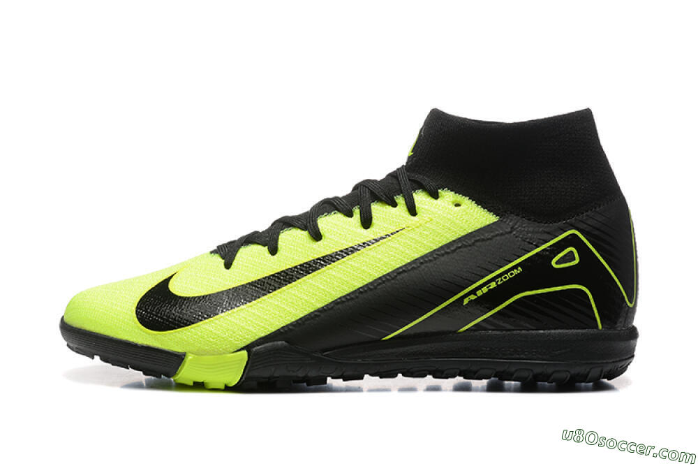 Nike Air Zoom Mercurial Superfly 10 Elite TF Artificial Turf Soccer Shoes - Yellow/Black 2
