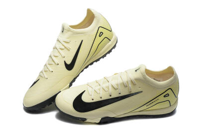 Nike Air Zoom Mercurial Vapor 16 Elite TF Artificial Turf Soccer Shoes - Beige/Black