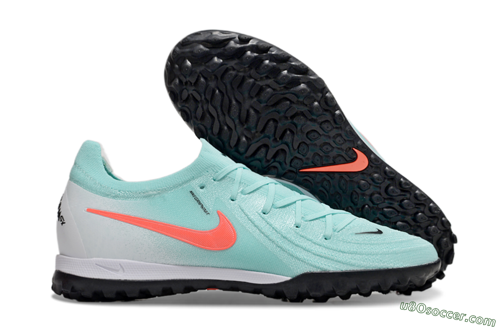 Nike Phantom Luna Elite TF Artificial Turf Soccer Shoes - Jade/Red/White 1