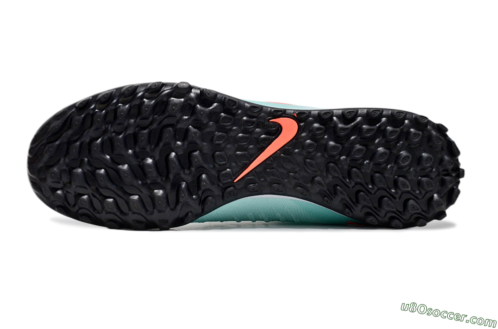 Nike Phantom Luna Elite TF Artificial Turf Soccer Shoes - Jade/Red/White 6