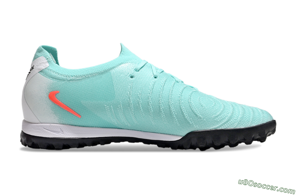 Nike Phantom Luna Elite TF Artificial Turf Soccer Shoes - Jade/Red/White 7