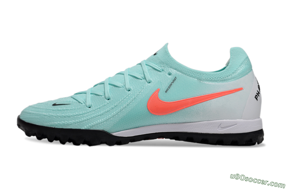 Nike Phantom Luna Elite TF Artificial Turf Soccer Shoes - Jade/Red/White 2