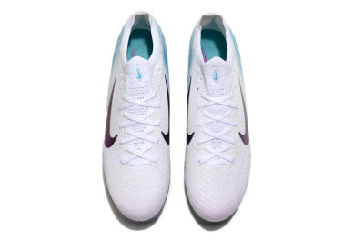 Nike Air Zoom Mercurial Vapor 16 Elite SG Soft Ground Soccer Cleats - White/Purple/Jade