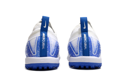 Nike Air Zoom Mercurial Vapor 16 Pro TF Artificial Turf Soccer Shoes - White/Blue