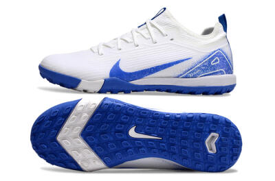 Nike Air Zoom Mercurial Vapor 16 Pro TF Artificial Turf Soccer Shoes - White/Blue