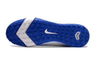 Nike Air Zoom Mercurial Vapor 16 Pro TF Artificial Turf Soccer Shoes - White/Blue