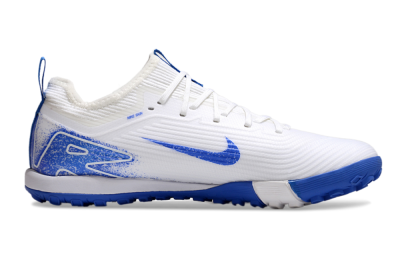 Nike Air Zoom Mercurial Vapor 16 Pro TF Artificial Turf Soccer Shoes - White/Blue