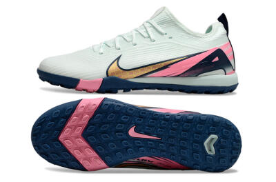Nike Air Zoom Mercurial Vapor 16 Pro TF Artificial Turf Soccer Shoes - Jade/Yellow/Pink