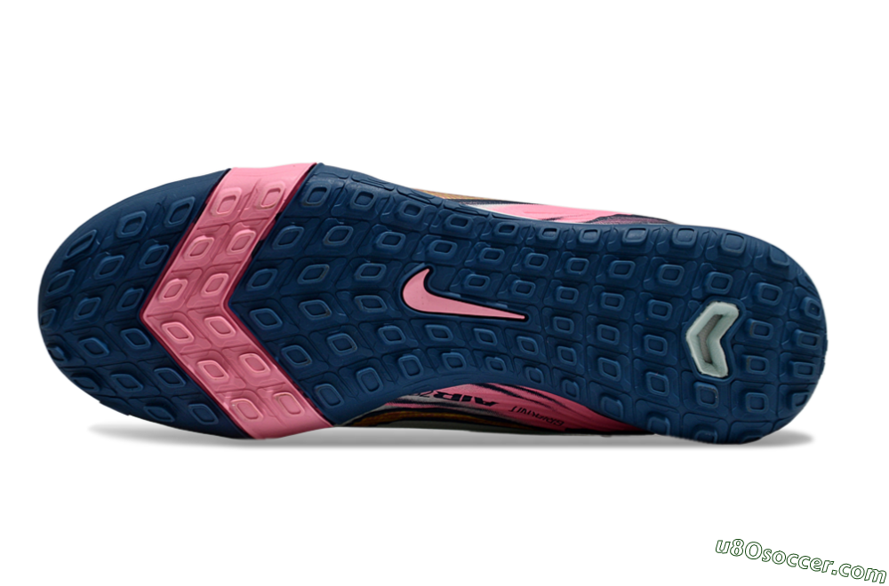 Nike Air Zoom Mercurial Vapor 16 Pro TF Artificial Turf Soccer Shoes - Jade/Yellow/Pink 6