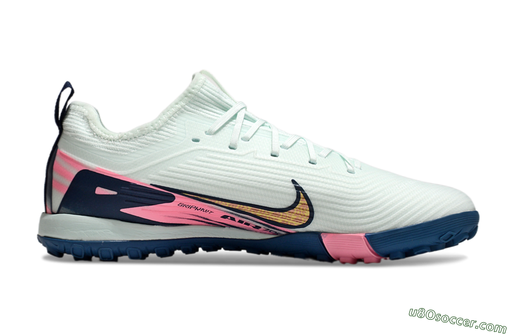 Nike Air Zoom Mercurial Vapor 16 Pro TF Artificial Turf Soccer Shoes - Jade/Yellow/Pink 7