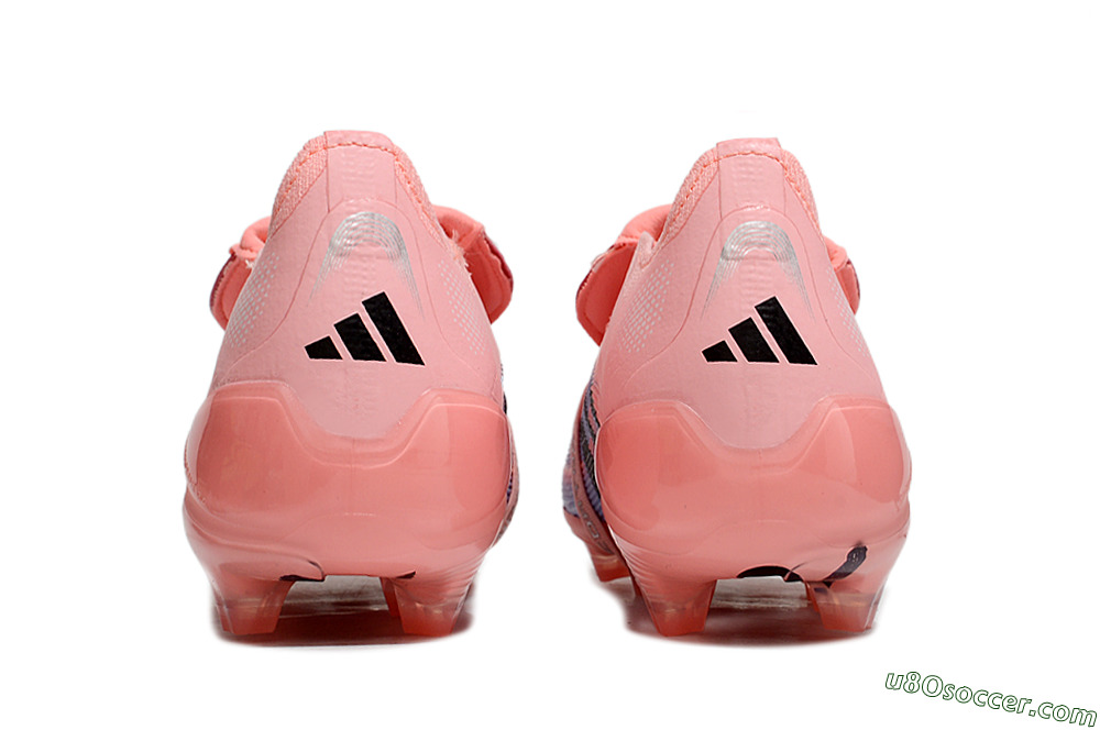 Adidas Predator Elite 25 Foldover Tongue FG Firm Ground Soccer Cleats - Pink/Blue/Black 5