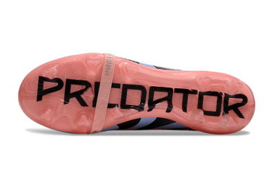 Adidas Predator Elite 25 Foldover Tongue FG Firm Ground Soccer Cleats - Pink/Blue/Black