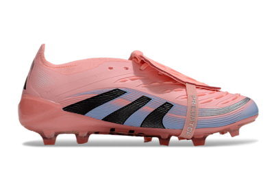 Adidas Predator Elite 25 Foldover Tongue FG Firm Ground Soccer Cleats - Pink/Blue/Black