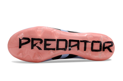 Adidas Predator Laceless Elite 25 FG Firm Ground Soccer Cleats - Pink/Blue/Black