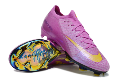 Nike Air Zoom Mercurial Vapor 16 Elite FG Firm Ground Soccer Cleats - Purple/Yellow/Gold