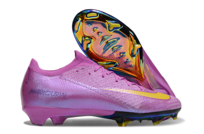 Nike Air Zoom Mercurial Vapor 16 Elite FG Firm Ground Soccer Cleats - Purple/Yellow/Gold