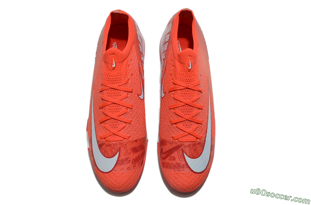 Nike Air Zoom Mercurial Vapor 16 Elite TF Artificial Turf Soccer Shoes - Red/White 4