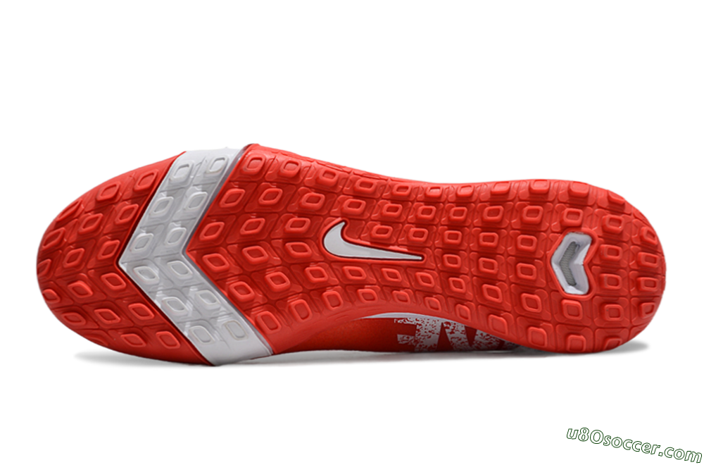 Nike Air Zoom Mercurial Vapor 16 Elite TF Artificial Turf Soccer Shoes - Red/White 6