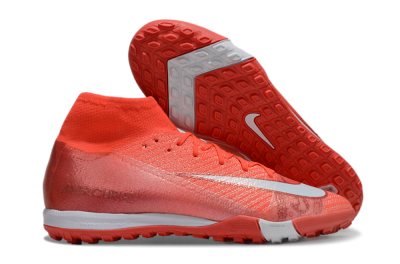Nike Air Zoom Mercurial Superfly 10 Elite TF Artificial Turf Soccer Shoes - Red/White