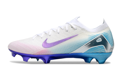 Nike Air Zoom Mercurial Vapor 16 Elite FG Firm Ground Soccer Cleats - White/Purple/Pink/Jade