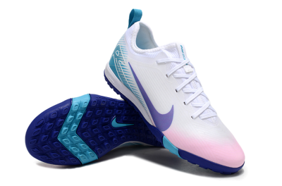 Nike Air Zoom Mercurial Vapor 16 Pro TF Artificial Turf Soccer Shoes - White/Purple/Pink/Jade