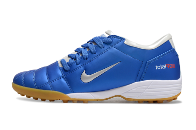 Nike Total 90 II TF Artificial Turf Soccer Shoes - Blue/White/Brown