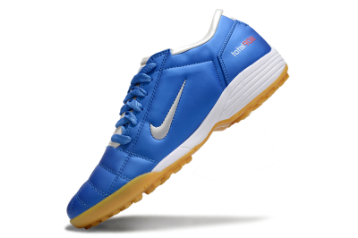 Nike Total 90 II TF Artificial Turf Soccer Shoes - Blue/White/Brown