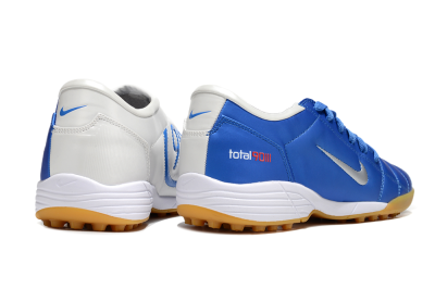 Nike Total 90 II TF Artificial Turf Soccer Shoes - Blue/White/Brown