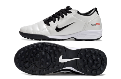 Nike Total 90 II TF Artificial Turf Soccer Shoes - Beige/Black/White