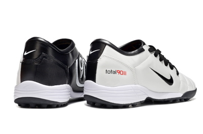 Nike Total 90 II TF Artificial Turf Soccer Shoes - Beige/Black/White