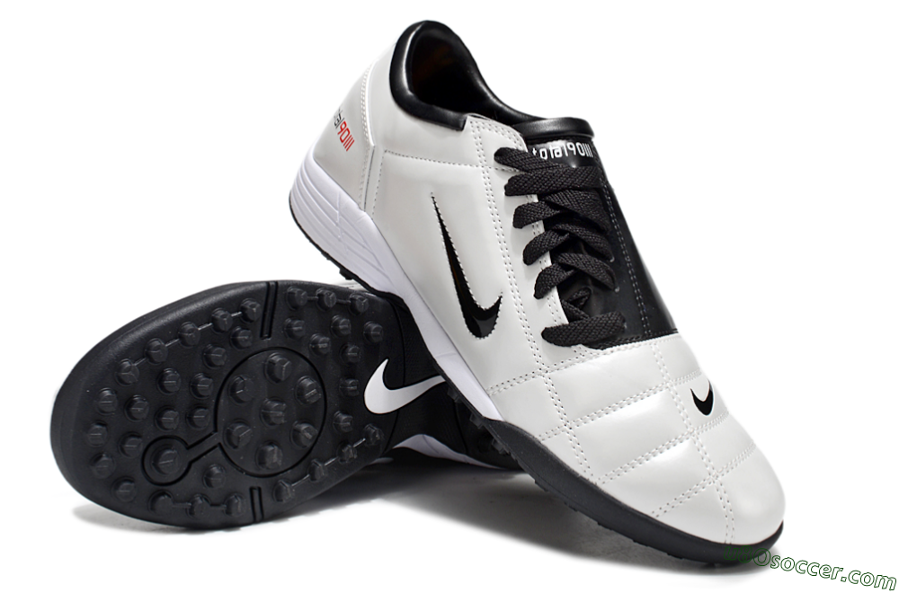Nike Total 90 II TF Artificial Turf Soccer Shoes - Beige/Black/White 3